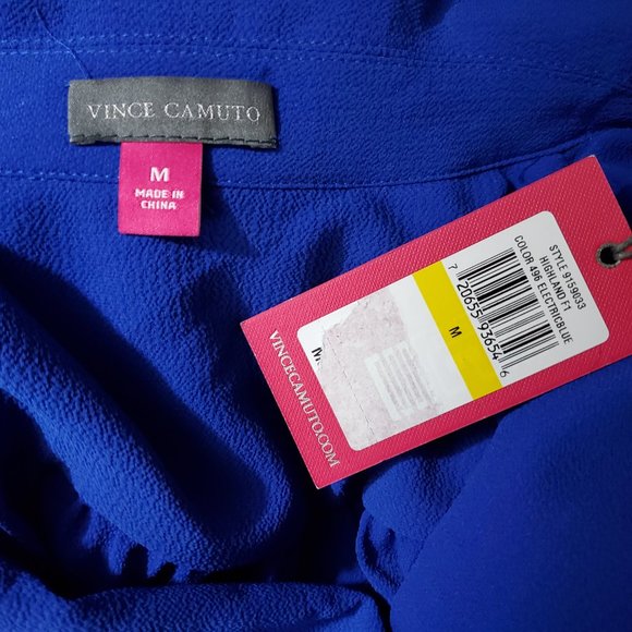 Vince Camuto Extended Shoulder Notch Collar Blouse - Picture 6 of 6